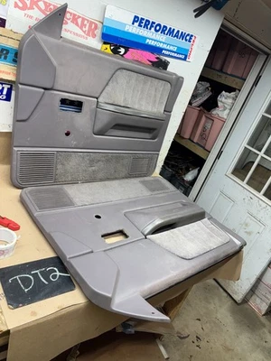 Dodge Dakota 1994 1995 1996 gris áspero gris paneles de puerta panel manual par oe Foto 1 de 4