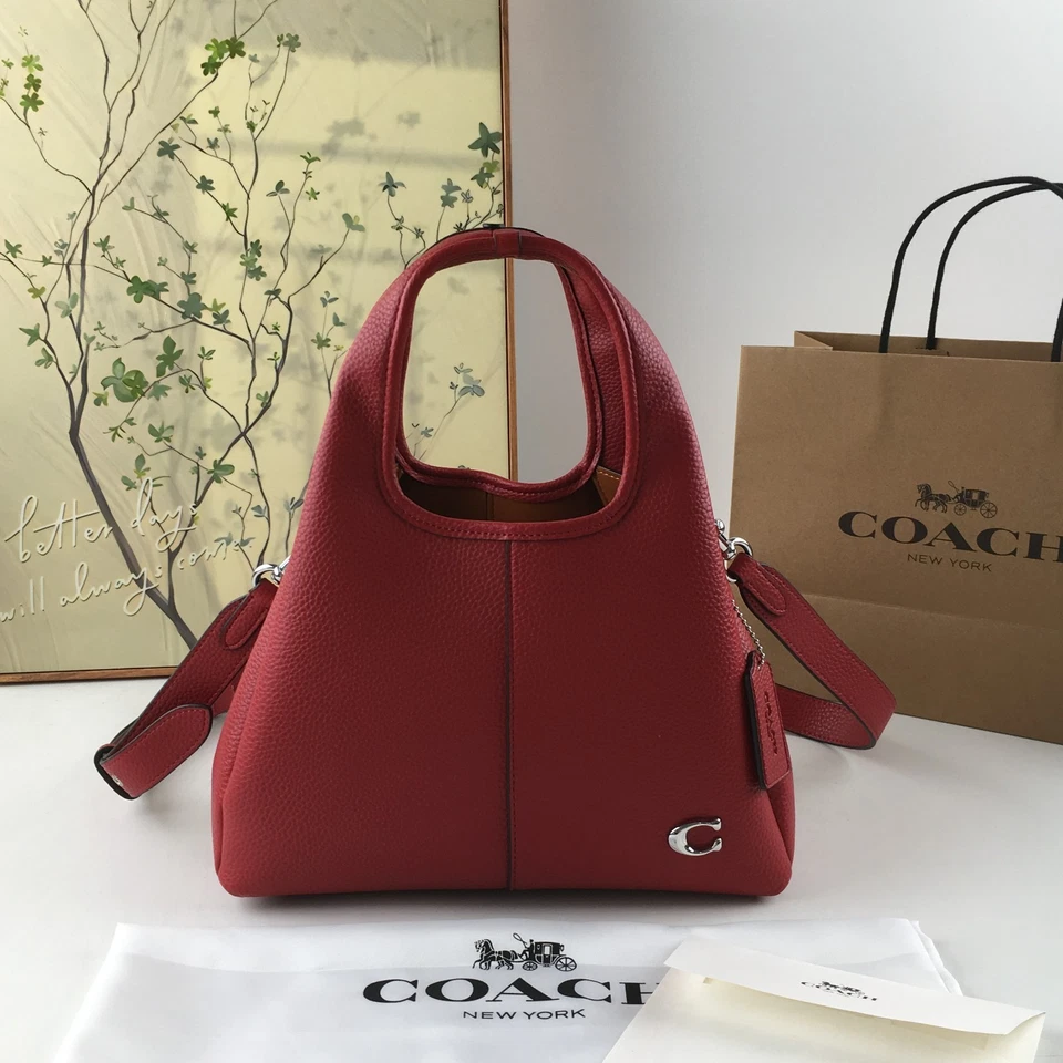 COACH Lana Shoulder Bag 23 CM545 Dark Stone