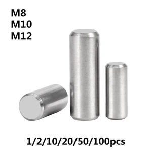 304 Stainless steel Dowel Pins Parallel Pin Roller Pin Bearing Needle M8 M10 M12 - Picture 1 of 6