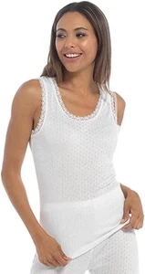 Paquete de 2 Nuevos Damas Ropa Interior Térmica-Chalecos Para Mujer Ropa Interior Térmica Construida Chaleco - Imagen 1 de 4