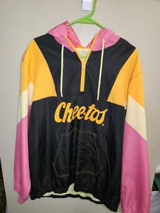 Cheetos Chester Cheetah Basketball Jacket Men’s Large Black Colorblock Logo - Picture 1 of 8