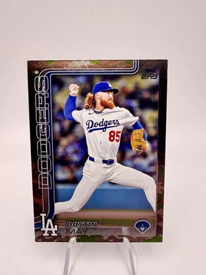2025 Topps Update Dustin May Camo 20/25 - Image 1 of 2