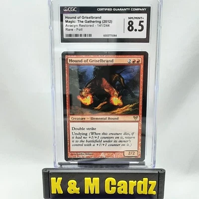 MTG - Avacyn Restored - Hound of Griselbrand - Foil - Graded - CGC 8.5 - Image 1 of 4
