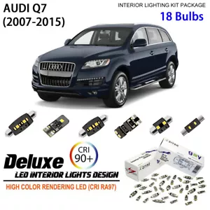 Kit de luz interior LED para AUDI Q7 2005-2015 bombilla blanca actualización sin errores - Imagen 1 de 9
