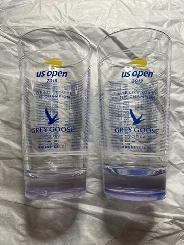 2019 US Open Tennis Grey Goose Honey Deuce Plastic Drinking Cup, Set Of 2 Cover