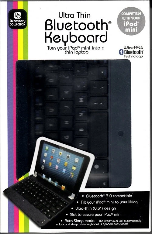 Teclado Bluetooth Ultra Delgado para iPad Mini Nuevo Precintado en Caja - Imagen 1 de 1