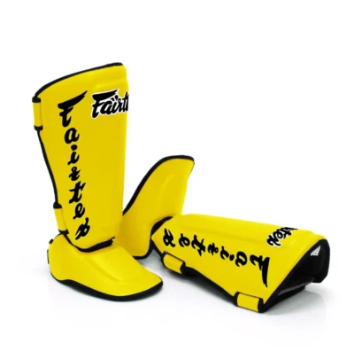 Espinilleras Fairtex Twister SP7 Muay Thai Boxeo MMA Almohadillas de Kickboxing Desmontables Foto 1 de 4