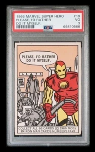 1966 marvel super hero #19 iron man rc; do it myself rookie PSA 3 (CENTERED) - Picture 1 of 2