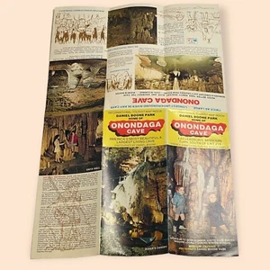1970s Onondaga Cave, Daniel Boone Park, Leasburg MO - Vintage Tourist Guide - Bild 1 von 2