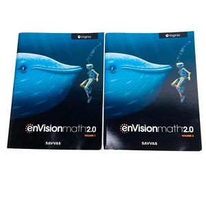 EnVisionmath 2.0 Virginia Edition Band 1 & 2 Mathe Lehrbücher 2019 Homeschool - Bild 1 von 5
