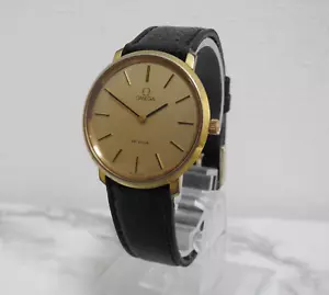 【Working AS-IS】 Vintage OMEGA DeVille 620 Gold Hand Winding Men Watch From JAPAN - Picture 1 of 10