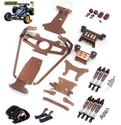 Option Aluminum Part/Shocks/Bumper for Vintage Tamiya Novafox 1/10 2WD Buggy - Image 1 of 4
