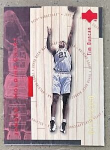 1998 UD NBA Hardcourt /2300 Michael Jordan TIM DUNCAN Holding Court