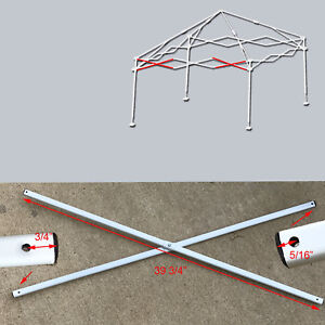 Ozark Trail Coleman First Up 10' X 10' Canopy SIDE TRUSS Bar 39 3/4" Parts White