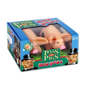 Pass The Pigs 15cm Figure Pig Dice Game & Cards w/Case 7y+ Family/Kids/Adult - Picture 1 of 2
