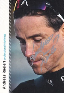 Andreas RAELERT - Deutschland, Gold EM 2012 Triathlon, Original-Autogramm! - Bild 1 von 1