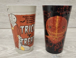 Trick R Treat Sam Taza Plástica 6.25" Halloween 2023 Legendaria Lote De 2 - Imagen 1 de 13