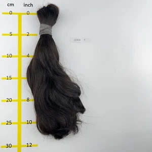 Europäisches Echthaar Rohhaare mittelbraun mind.100 Gr 25-30cm - 2502257 - Bild 1 von 1