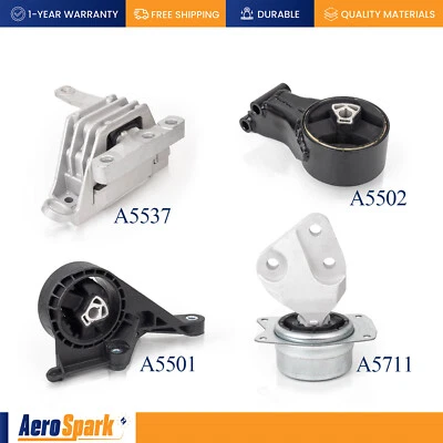 4X Soporte de motor y transmisión para Buick LaCrosse l4 2012-2013 2,4 L Foto 1 de 4