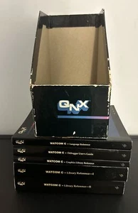 QNX WATCOM C - Book Bundle X 5- Library Reference I &II, Graphics Library & More - Afbeelding 1 van 22
