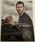 Tom Brady 1-page print ad 2018 for TAGHeuer watches