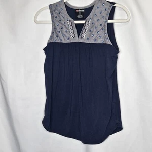 Sherpa Damen Gr. S "Maya" blau bestickt ärmellos Top UPF +50 - Bild 1 von 12
