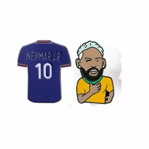 2 Maglia calciatore brasiliano Neymar Jr. Brasile spilla metallo smaltata - Foto 1 di 1