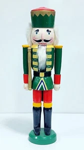 Nutcracker Figurine Wooden Nutcracker Soldier Wood 19" In Made In China - Picture 1 of 7