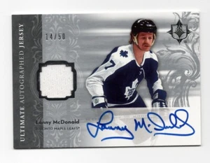 2006-07 Ultimate Collection Autographed Auto Jersey Autograph Lanny McDonald /50 - Picture 1 of 2
