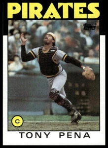 1986 Topps #260 Tony Pena Pittsburgh Pirates Baseball - Picture 1 of 2