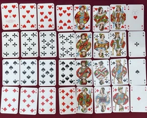 Skat Hoja Francesa Cartas As 1936-1939 Sello Fiscal Nº 90 Excelente Oro - Imagen 1 de 11