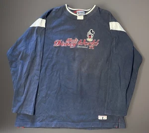 Camisa de Mickey Mouse de Colección Bordada Manga Larga Walt Disney World Grande - Imagen 1 de 8