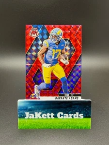 2025 Panini Mosaic NFL - Davante Adams #38 Mosaic Red Prizm - Los Angeles Rams - Picture 1 of 2