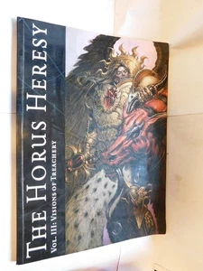 Warhammer 40000 The Horus Heresy Vol III Visions of Treachery PB 2005 large book - Imagen 1 de 2