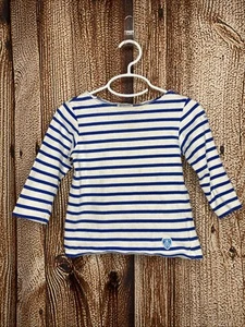Orcival Basque French Sailor Shirt Girl’s Top Sweater Cotton Striped France 6 - Picture 1 of 5
