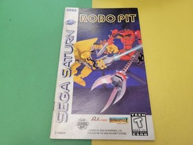 SEGA SATURN ROBO PIT INSTRUCTION MANUAL BOOKLET ONLY VINTAGE 1994