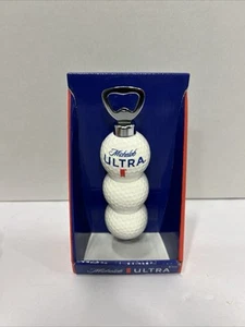 MICHELOB ULTRA Beer three stacked Golf Balls 3D Bottle Opener - Picture 1 of 4