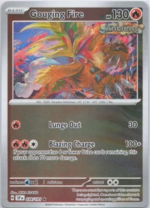 Gouging Fire #038/191 SV08: Surging Sparks Reverse Holo - Picture 1 of 1