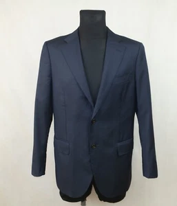 ANZUGSANZUG HERREN MARINEBLAU GESTREIFTER BLAZER LAZIO EINREIHIG Größe EU-50 UK-40 - Bild 1 von 9