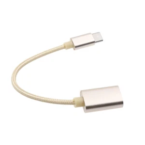 Braided Type-c Male to USB Female Extender Adapter Cable Converter OTG Data - Picture 1 of 12