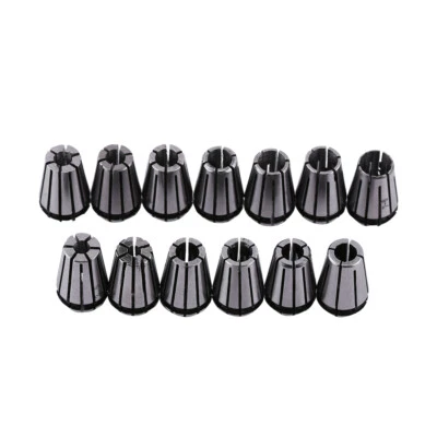 15Pcs ER11 1mm-1/4' Spring Collet Kit Milling Lathe CNC Chuck Bit Holder Tool - Image 1 of 4