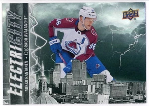 2024-25 24-25 UD Serie 2 Mikko Rantanen ELECTRICIDAD Tarjeta Paralela Negra - Imagen 1 de 1