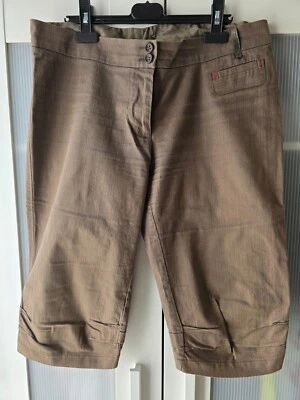 COP COPINE Pantacourt original marron glacé Taille 42 - Photo 1/4