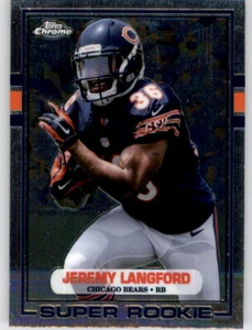 2015 Topps Chrome 1989 Super Rookie Jeremy Langford RC Insert Refractor Bears - Picture 1 of 2