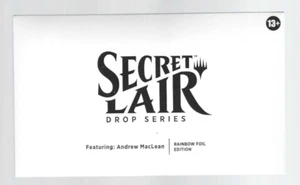MTG Secret Lair Featuring: Andrew MacLean [SEALED FOIL] Magic the Gathering - Picture 1 of 2