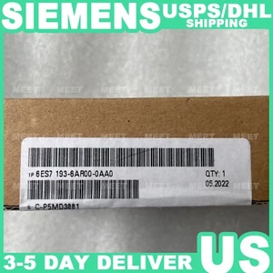 1PC New Sealed SIEMENS 6ES7 193-6AR00-0AA0 6ES7193-6AR00-0AA0 w/ 1 YEAR WARRANTY - Picture 1 of 2