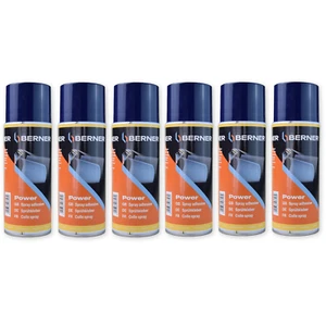 Colla spray trasparente per alte temperature ecopelle tessuti gommapiuma 6 pezzi - Foto 1 di 2