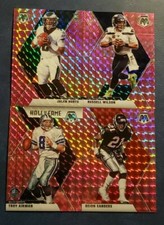 2020 Mosaic Football PINK CAMO PRIZMS with Rookies and Legends You Pick