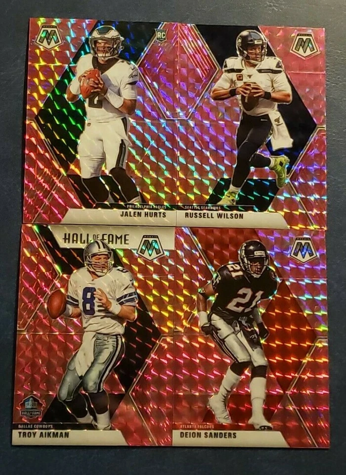 2020 Mosaic Football PINK CAMO PRIZMS with Rookies and Legends You Pick - Image 1 of 1
