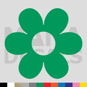 Flower Vinyl Die Cut Decal Sticker - Daisy Garden Plant Bloom - Picture 1 of 16